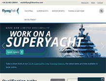 Tablet Screenshot of flyingfishonline.com